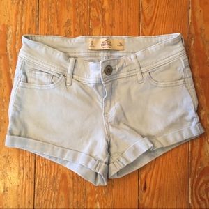 Hollister Light Blue Shorts